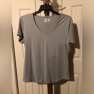 RBX Heather Gray V-Neck Short Sleeve Tee